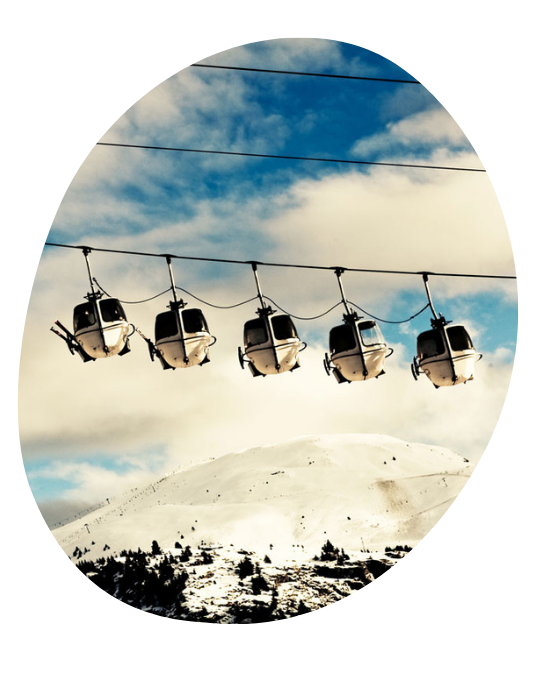 Les œufs de la station de ski de l'Alpes d'Huez.